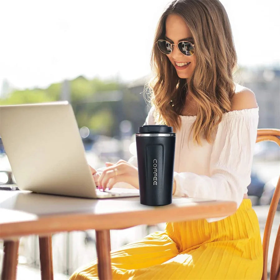 Smart Stainless Steel Thermos Cup with Temperature Display