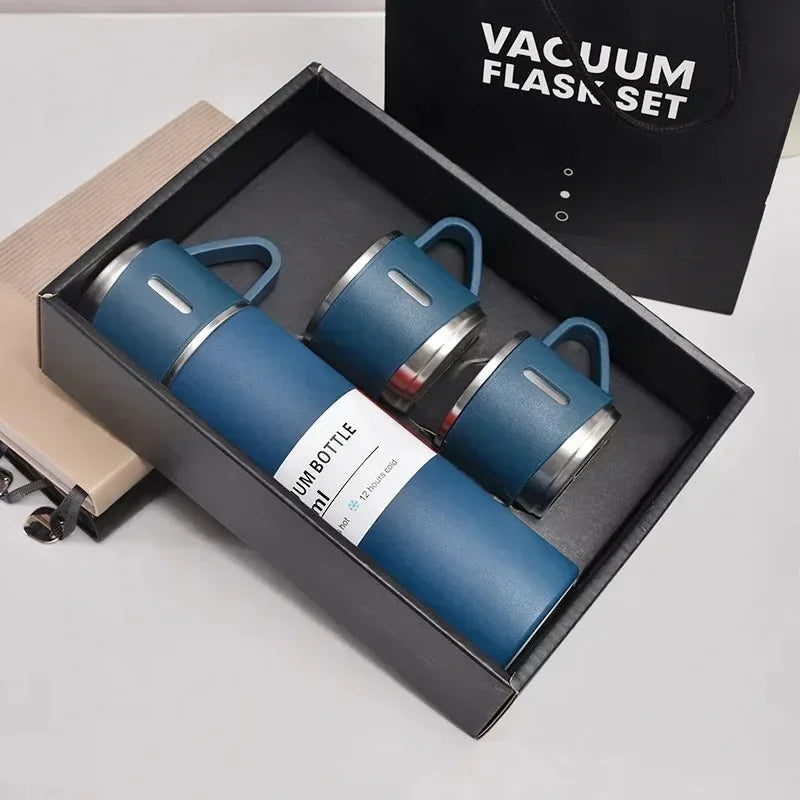 Stainless Steel Vacuum Insulated Bottle & Mug Set