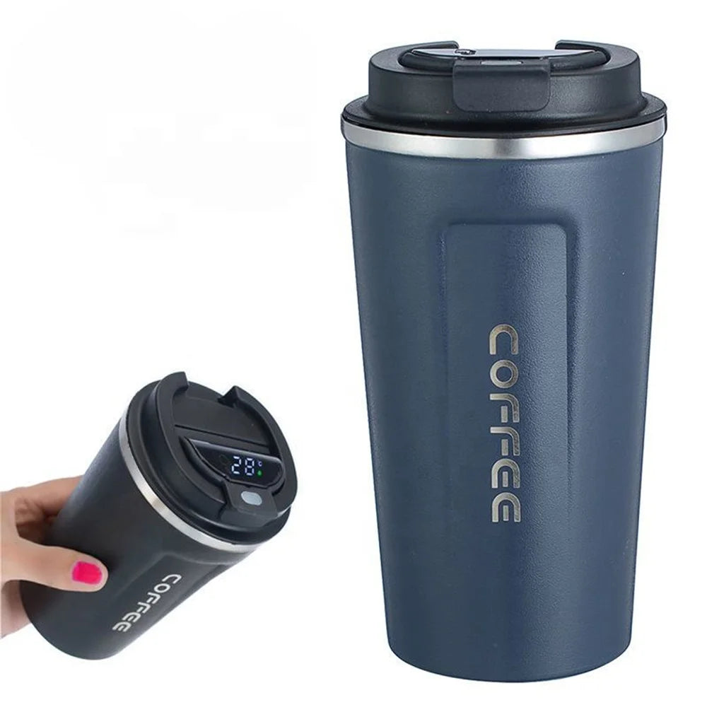 Smart Stainless Steel Thermos Cup with Temperature Display