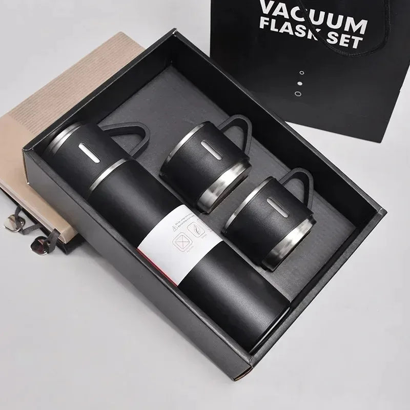 Stainless Steel Vacuum Insulated Bottle & Mug Set
