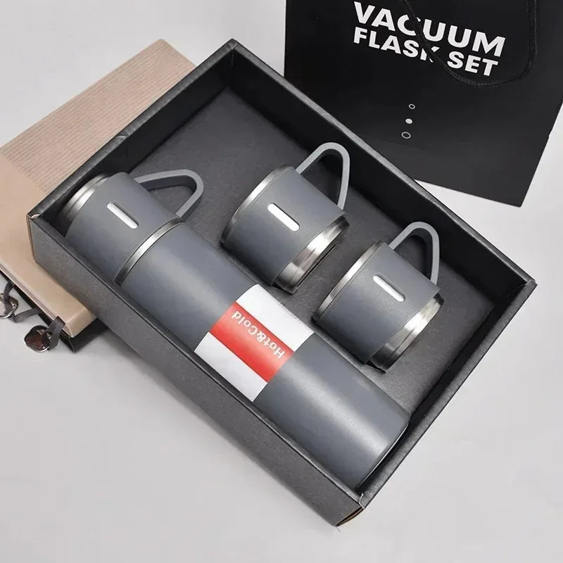 Stainless Steel Vacuum Insulated Bottle & Mug Set