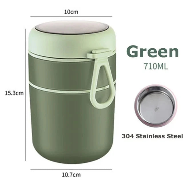 Stainless Steel Food Thermos Jar - Insulated Lunch Container