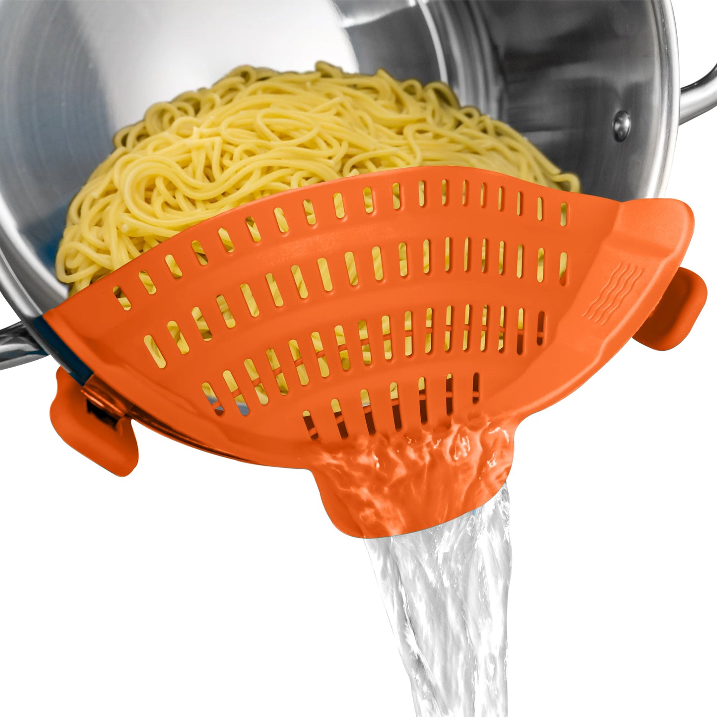 Adjustable Silicone Clip-On Pot and Pan Strainer