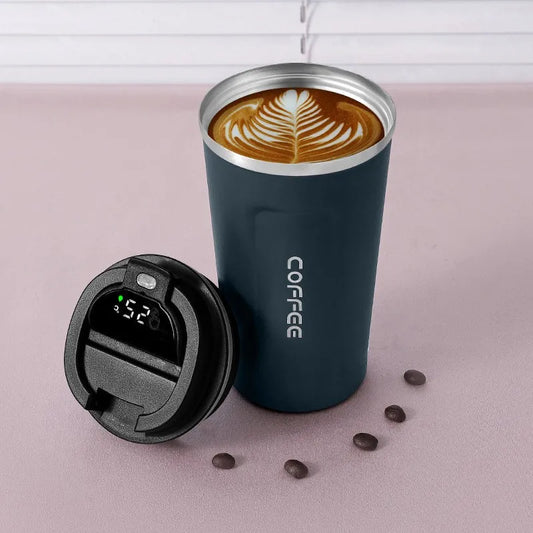 Smart Stainless Steel Thermos Cup with Temperature Display