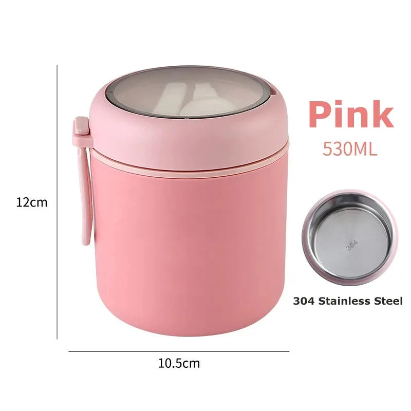 Stainless Steel Food Thermos Jar - Insulated Lunch Container