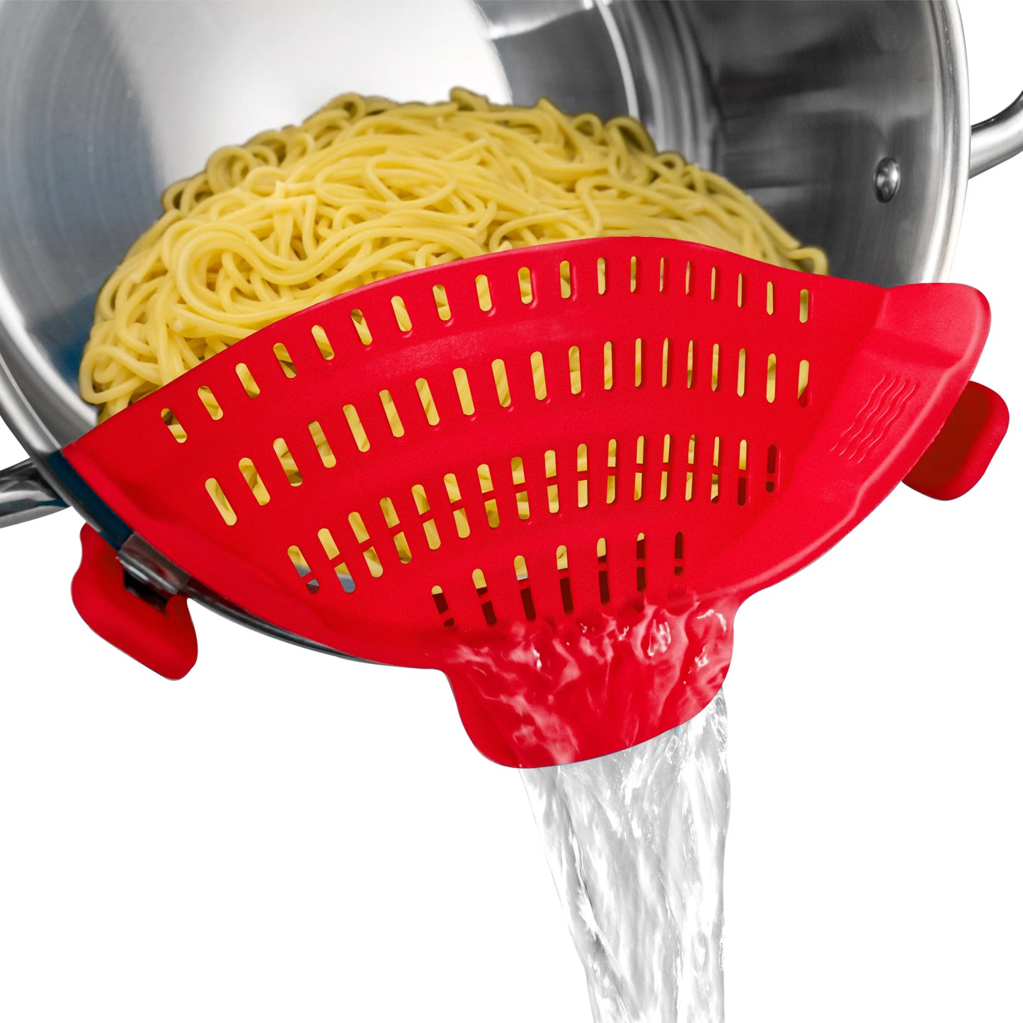 Adjustable Silicone Clip-On Pot and Pan Strainer